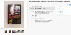 Read more about the article Sealed copy of NES Super Mario Bros. goes for over $30,000 on eBay