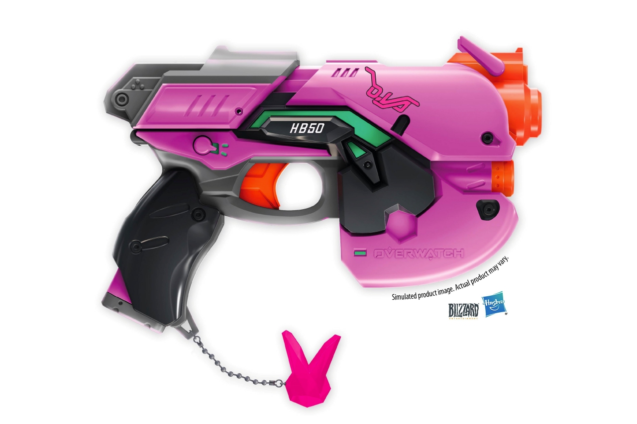 Read more about the article Blizzard Entertainment and Hasbro reveal Overwatch Nerf Rival D.Va Light Gun